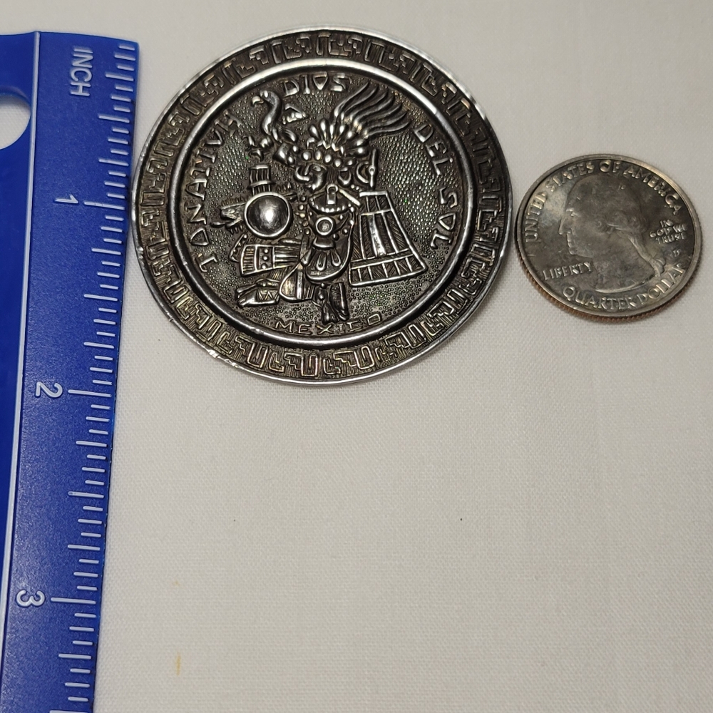 💢💢925 SILVER VINTAGE HECHO EN MÉXICO PENDANT - Picture 8 of 12